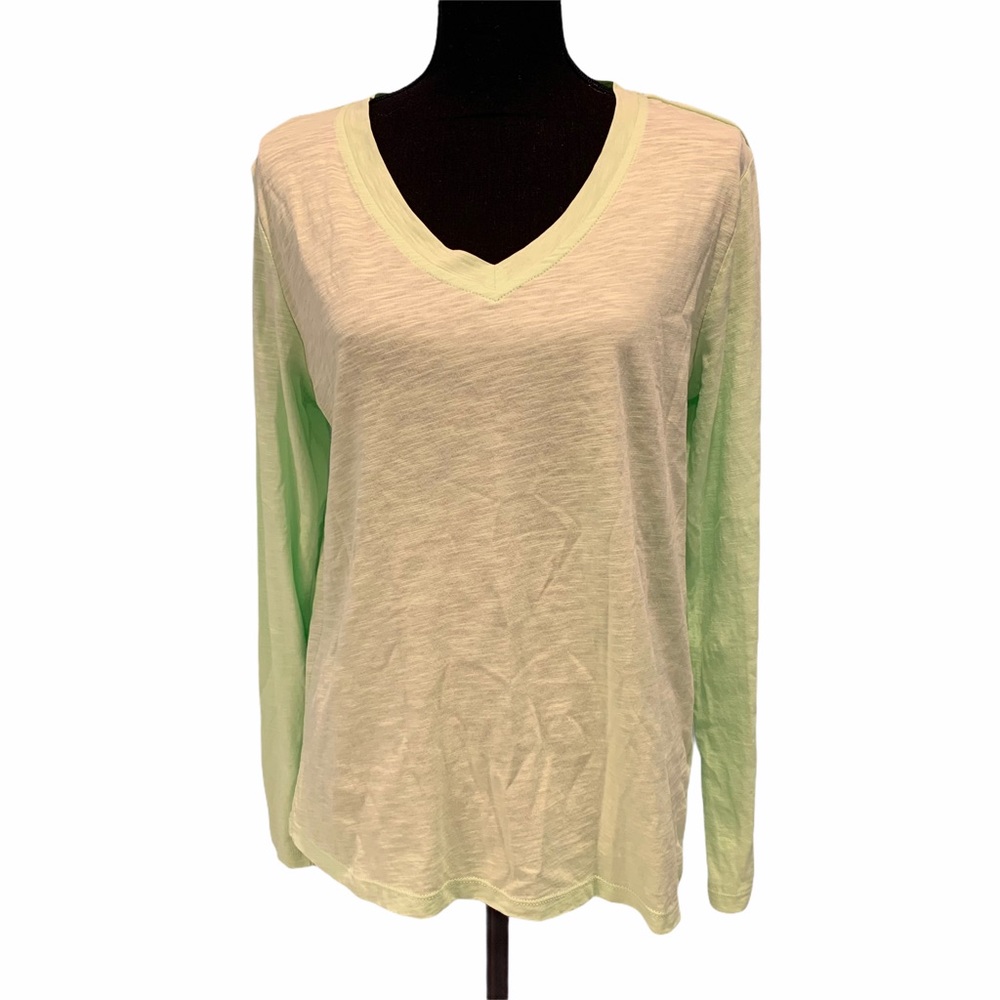 🐳 4 for $12 NWT Fresh Produce V-neck long sleeve tee